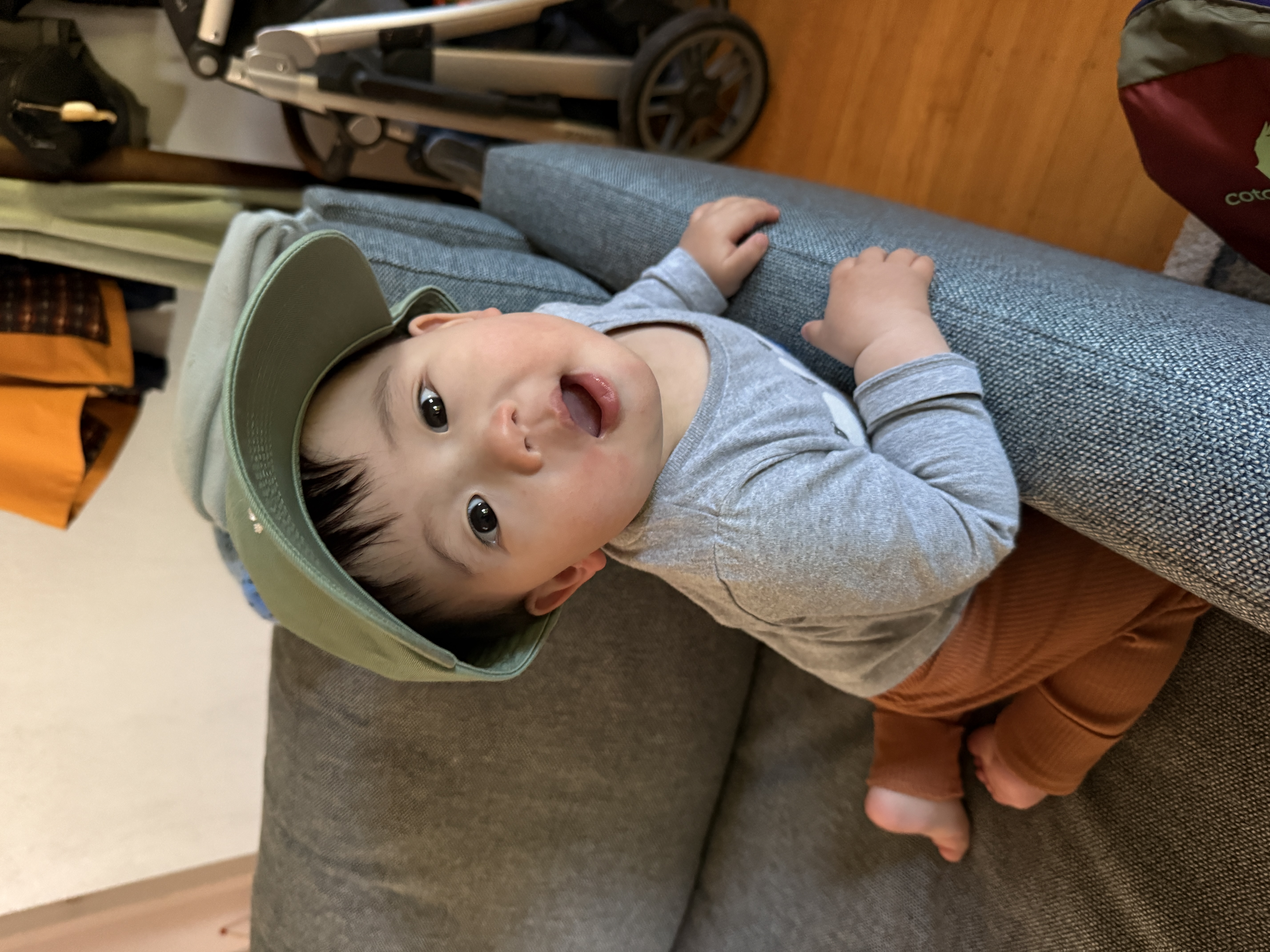 Jacob in Janet's hat